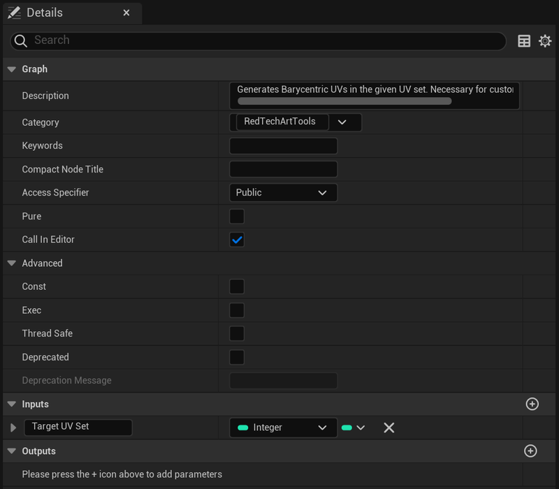 Custom Wireframe Material Using Geometry Scripting For Barycentric UVs ...